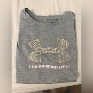 Women’s Heather Gray HeatGear Under Armour Workout T-Shirt
